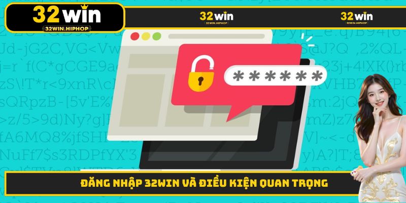 Đăng nhập 32WIN và điều kiện quan trọng