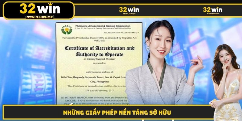 Những giấy phép nền tảng sở hữu 